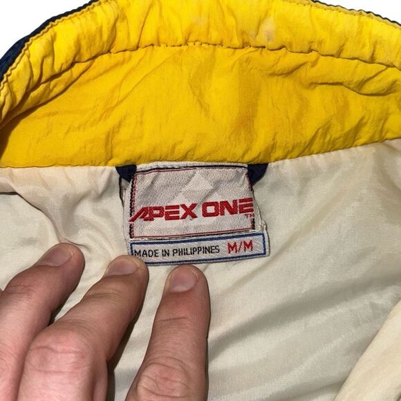 Vintage Apex One Notre Dame Jacket Medium 90s Collegiate‎ - Picture 3 of 7